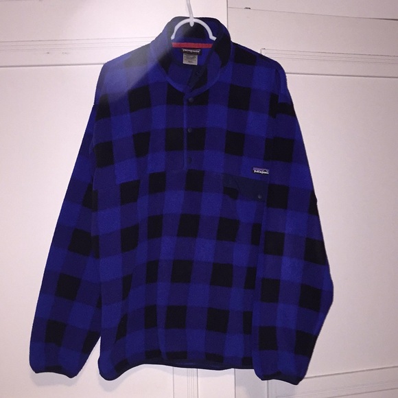 Patagonia Other - Patagonia Synchilla Fleece Blue Buffalo Check